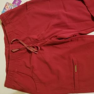 Med Couture Red Uniform Pants